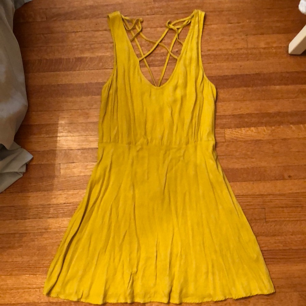 Yellow summer dress